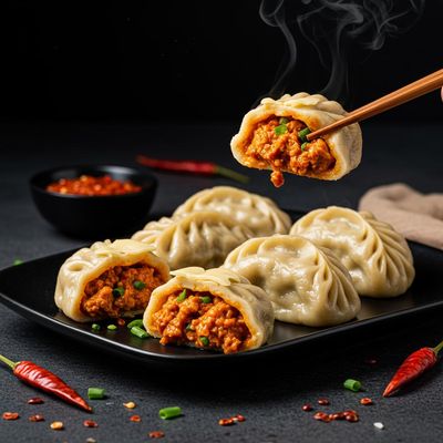 Chicken Cheese Steam Hot Chilli Momos